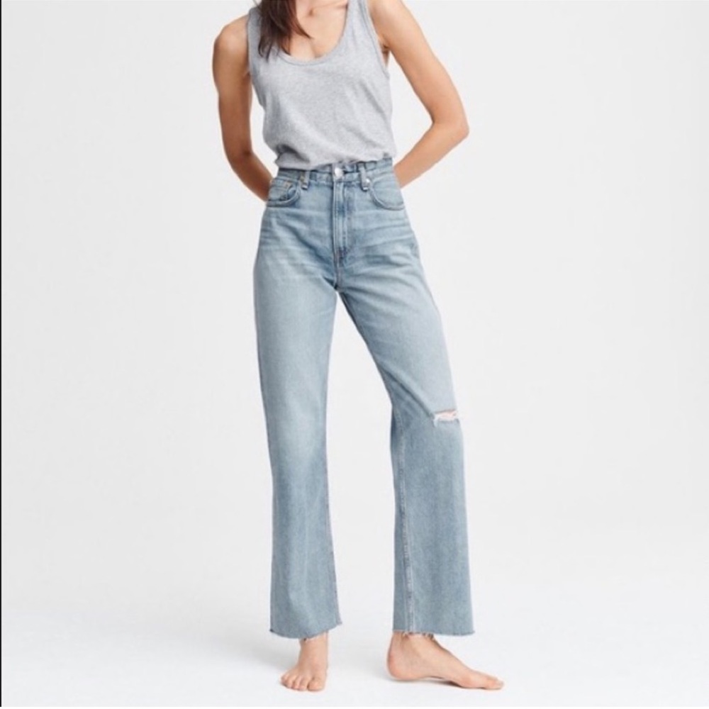 rag & bone Ruth super high-rise straight jeans